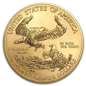 1 OZ | AMERICAN GOLD EAGLE | T-1 & T-2 | $50 COIN | BU | (BACKDATES)