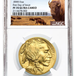 2021-W $50 American Gold Buffalo PF70 UC NGC "First Day of Issue"