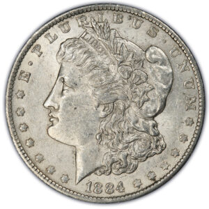 $1 MORGAN | AMERICAN SILVER DOLLAR COIN | 1878 - 1904 | AU "ALMOST UNCIRCULATED"