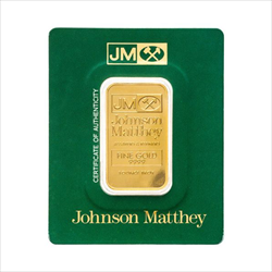 1 OZ GOLD (AU) JOHNSON MATTHEY NEW DESIGN
