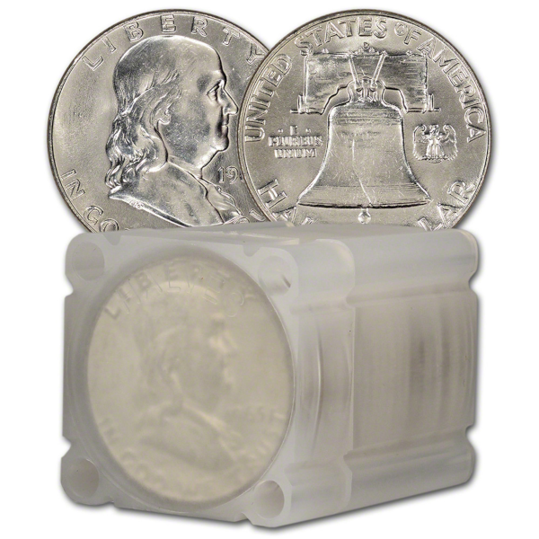 90% AMERICAN SILVER 50C | FRANKLIN HALF DOLLAR (1948-1963) | BRILLIANT UNCIRCULATED (BU)