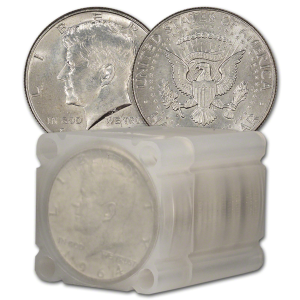 90% AMERICAN SILVER 50C | KENNEDY HALF DOLLAR (1964) | BRILLIANT UNCIRCULATED (BU) - Image 3