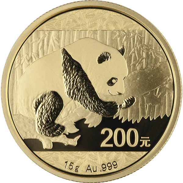 Chinese Gold Panda 15 gram - No Plastic - Image 2