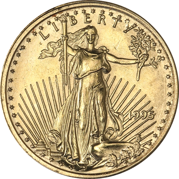 1 oz American Gold Eagle $50 Coin - Scruffy / Low Premium