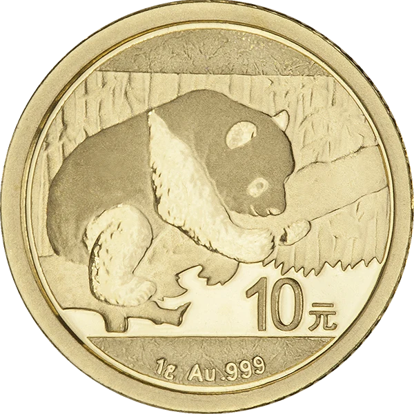 Chinese Gold Panda 1 gram - No Plastic - Image 2
