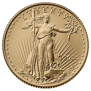 1/4 oz American Gold Eagle $10 Coin BU (Backdates)
