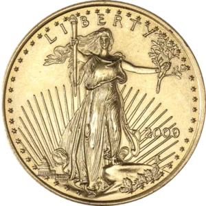 1/4 oz American Gold Eagle $10 Coin - Scruffy / Low Premium
