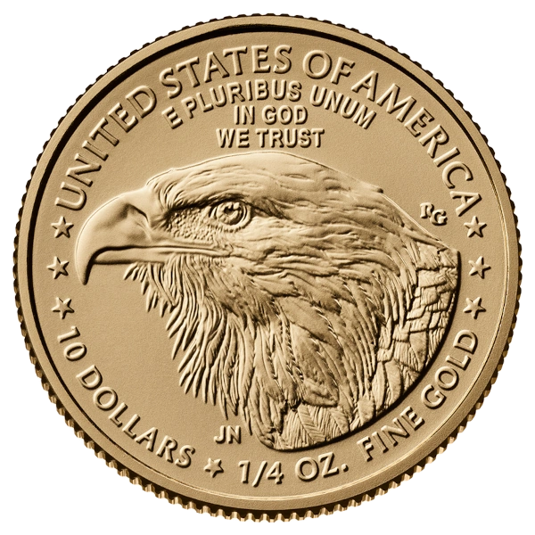 2026 1/4 oz American Gold Eagle $10 Coin BU - Image 2