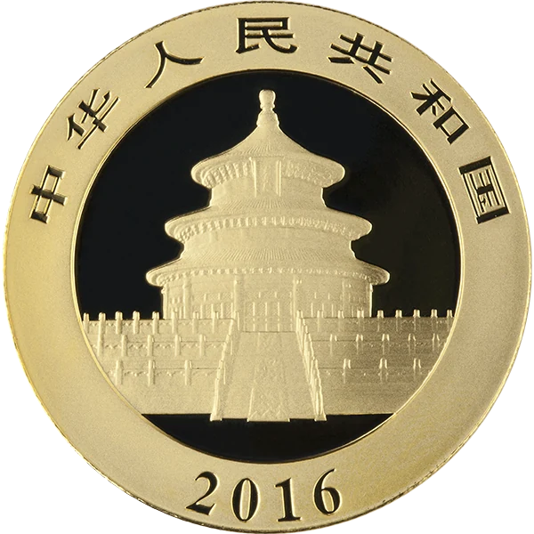 Chinese Gold Panda 30 gram - No Plastic