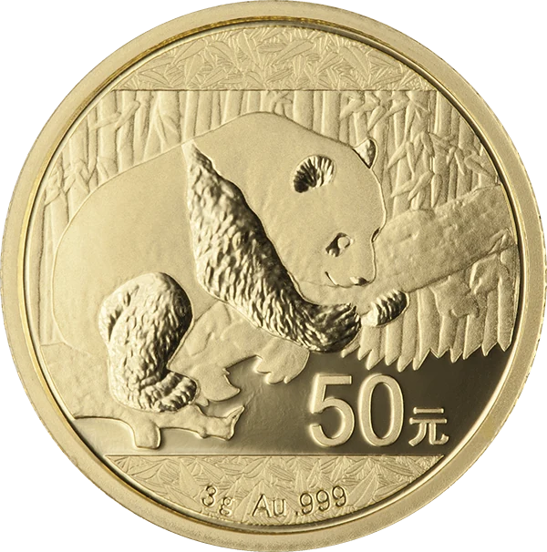Chinese Gold Panda 3 gram - Image 2