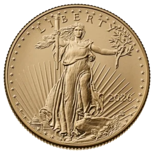2026 1/2 oz American Gold Eagle $25 Coin BU
