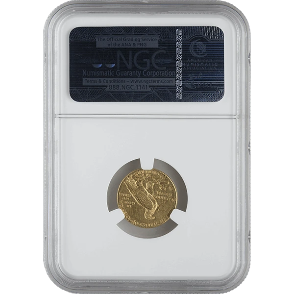 $2.50 Indian Head Gold Quarter Eagle NGC MS63 (Random Year) - Image 2
