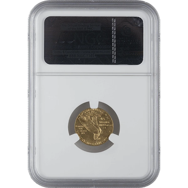 $2.50 Indian Head Gold Quarter Eagle NGC MS64 (Random Year) - Image 2