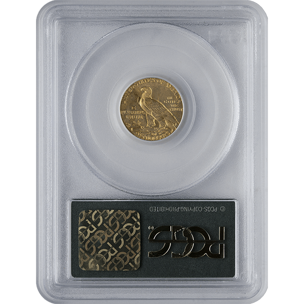 $2.50 Indian Head Gold Quarter Eagle PCGS MS63 (Random Year) - Image 2