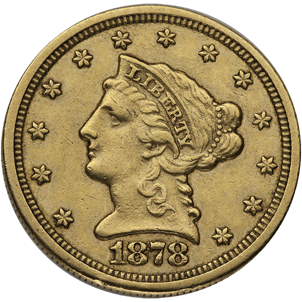 $2.50 Liberty Head Gold Quarter Eagle BU (Random Year)