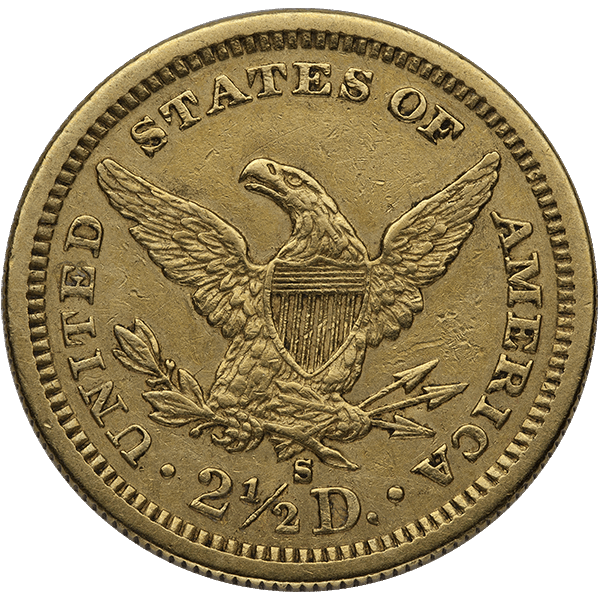 $2.50 Liberty Head Gold Quarter Eagle BU (Random Year) - Image 2