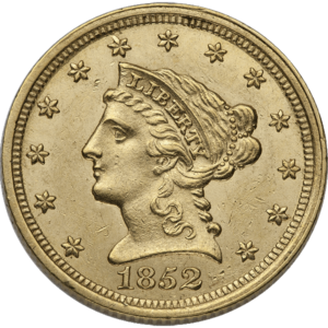 $2.50 Liberty Head Gold Quarter Eagle XF (Random Year)