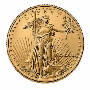 1/2 oz American Gold Eagle $25 Coin BU (Backdates)
